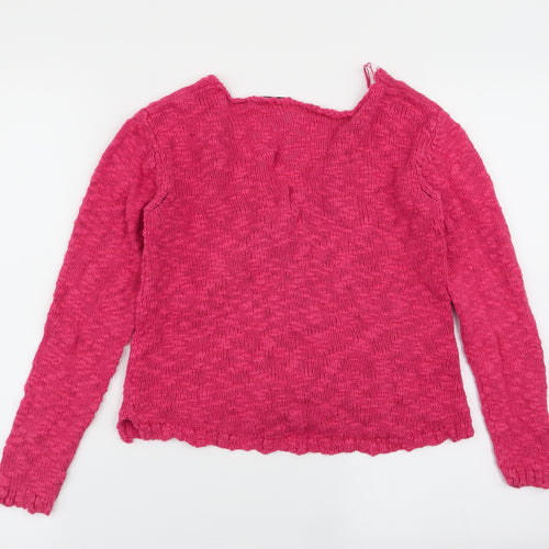 NEXT Girls Pink   Cardigan Jumper Size 8 Years