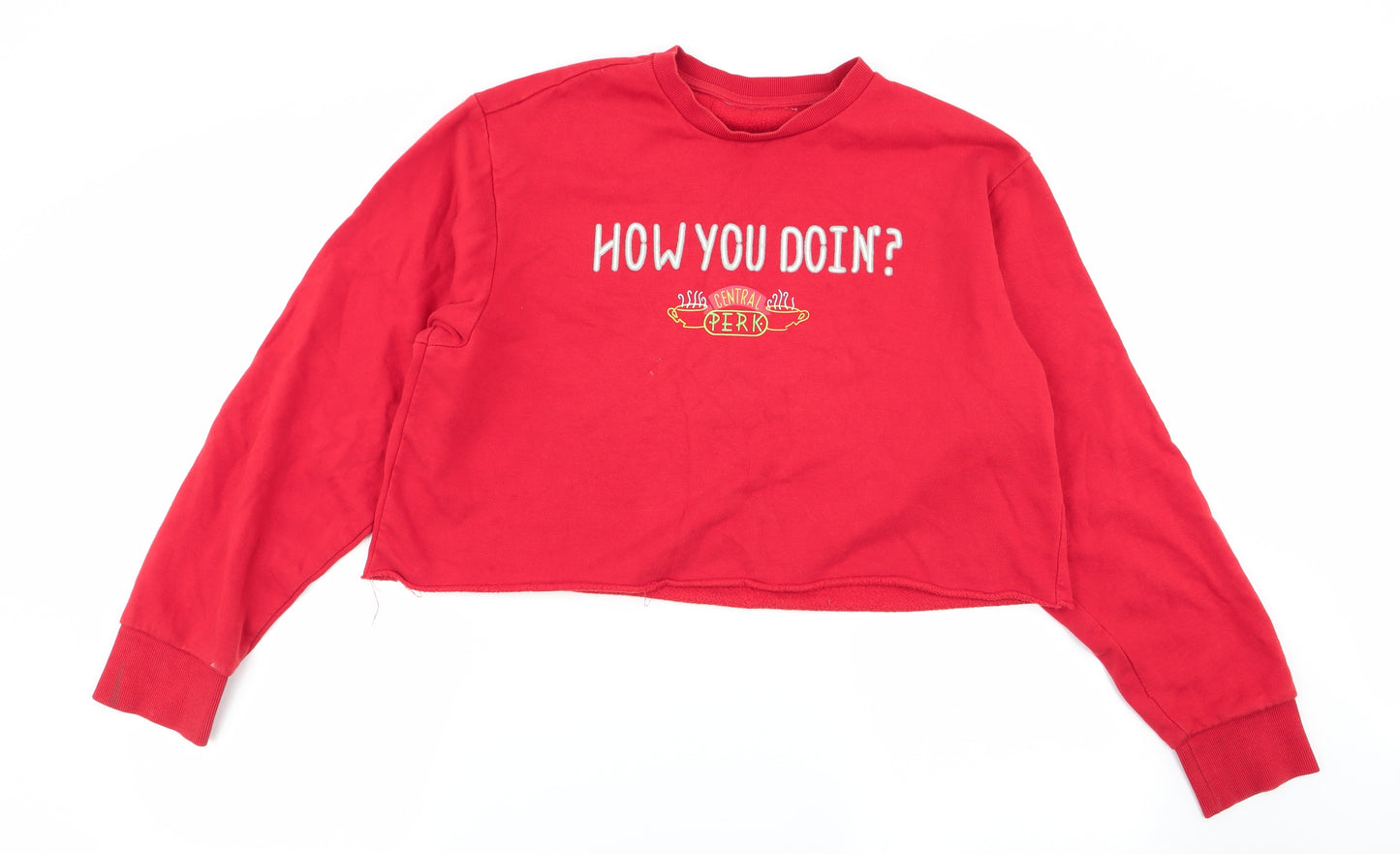 Primark Womens Red   Pullover Jumper Size 10