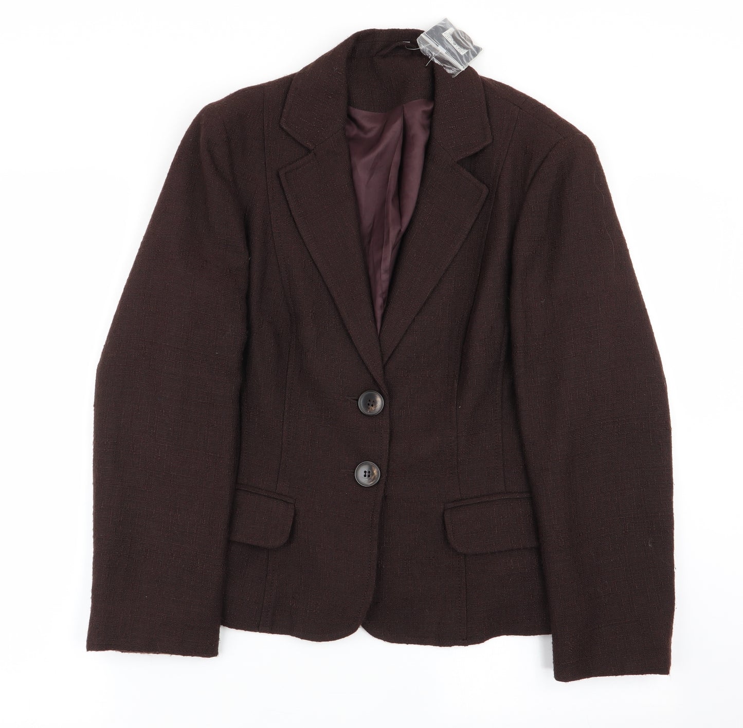 Debenhams Womens Brown   Jacket Blazer Size 14