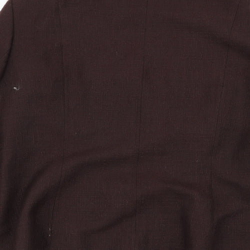 Debenhams Womens Brown   Jacket Blazer Size 14