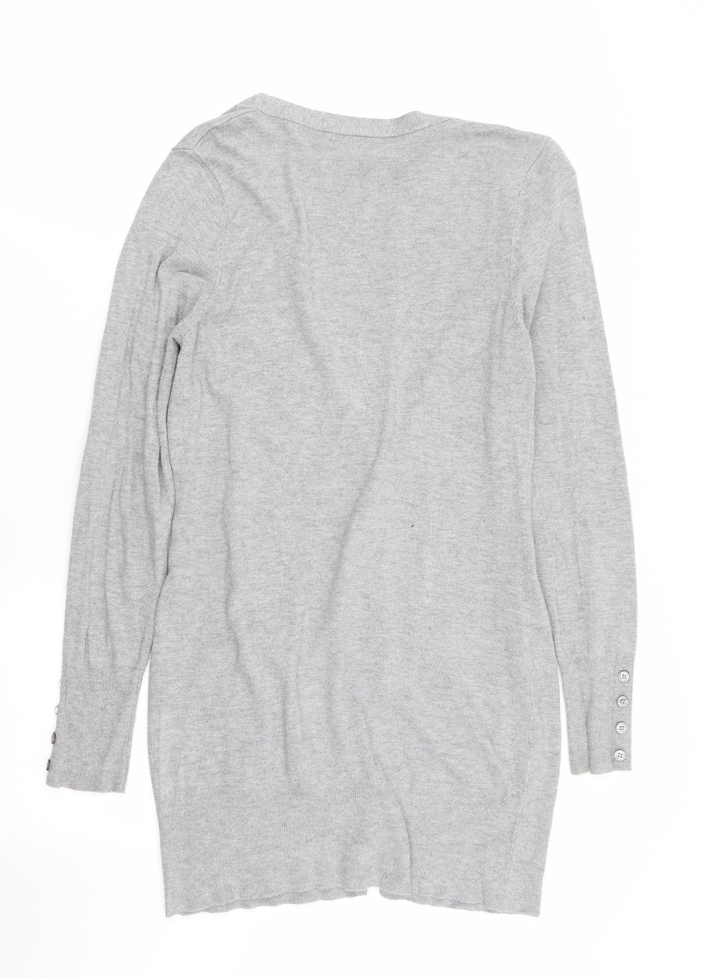 Asda George Womens Grey   Cardigan Jumper Size 12