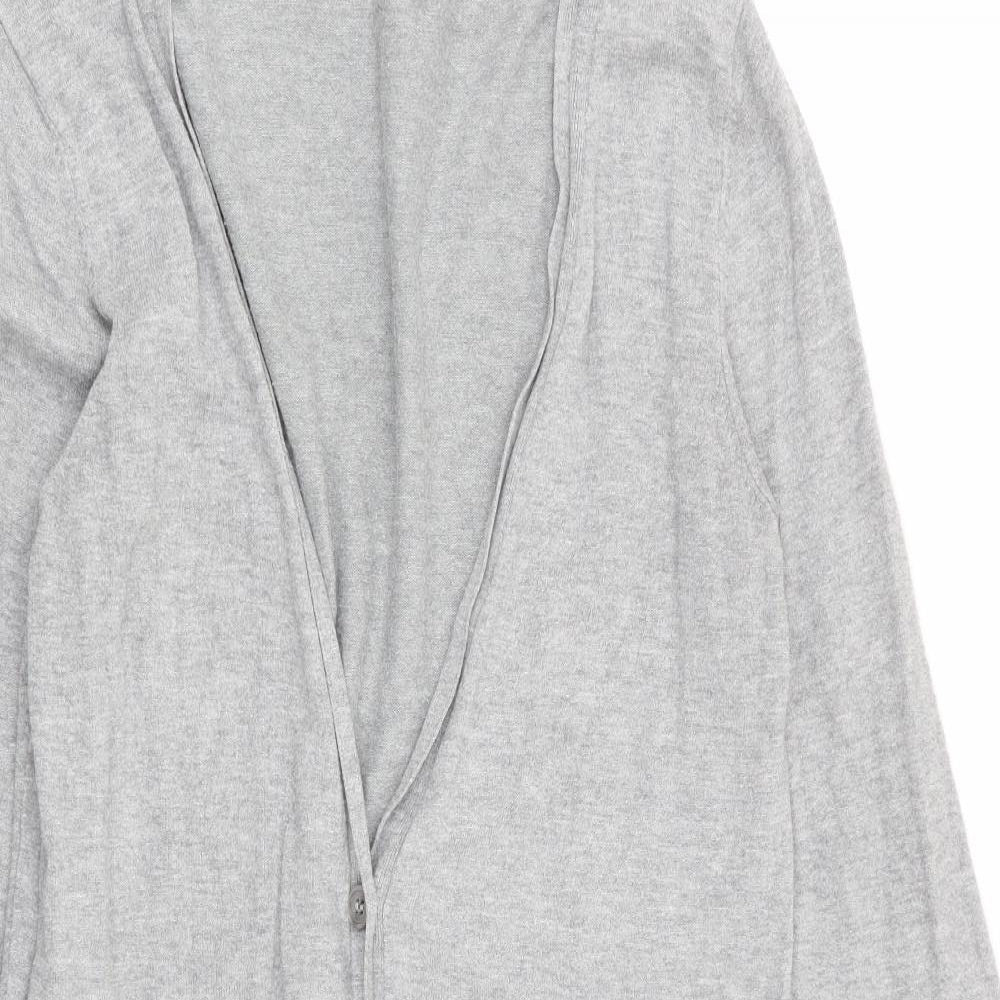 Asda George Womens Grey   Cardigan Jumper Size 12