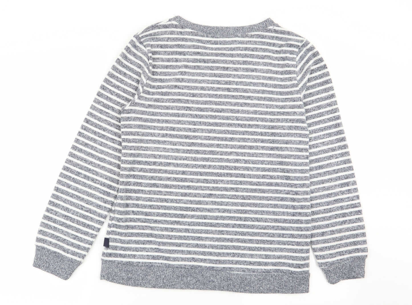 Primark Womens Multicoloured Striped  Top Pyjama Top Size 10