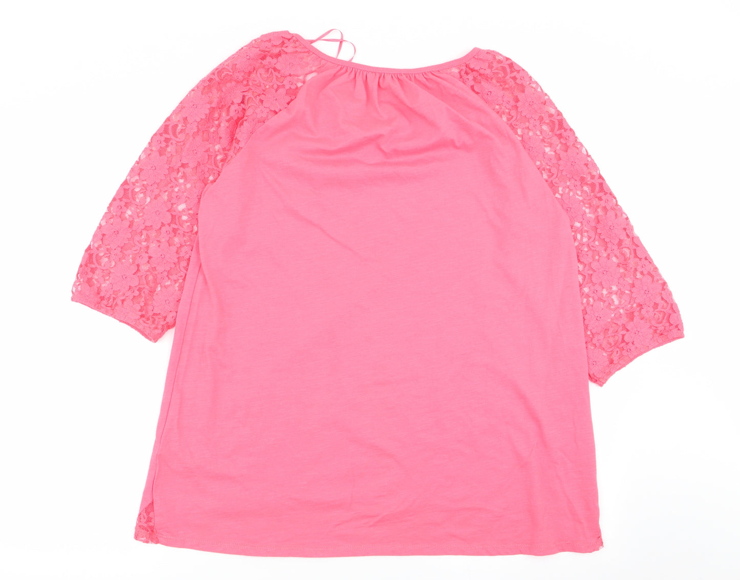 Asda George Womens Pink   Basic T-Shirt Size 16