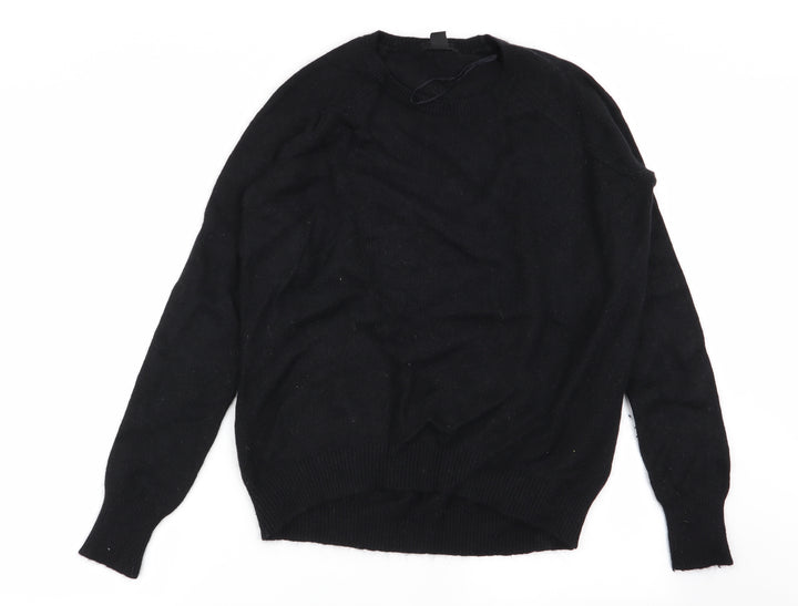 H&M Womens Black   Pullover Jumper Size 10