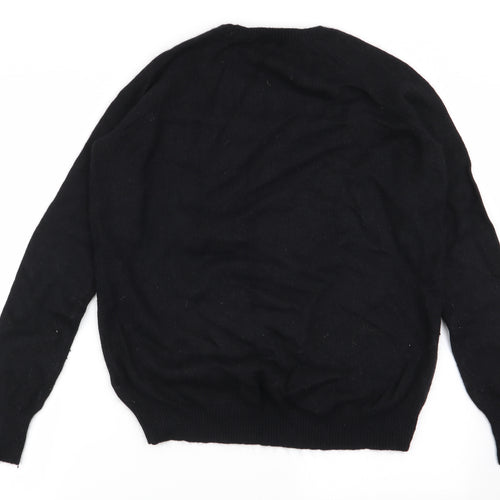 H&M Womens Black   Pullover Jumper Size 10