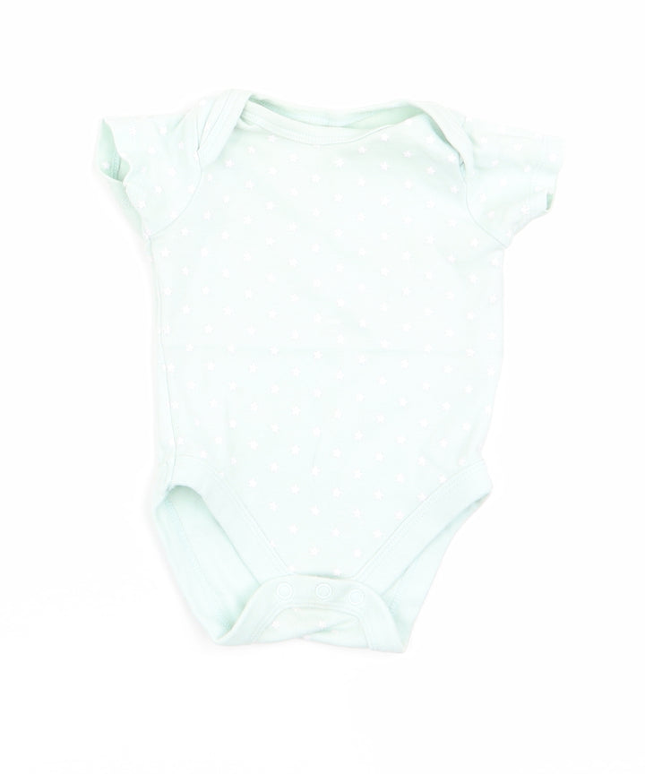 Mini Club Girls Green Geometric Babygrow One-Piece Size 0-3 Months