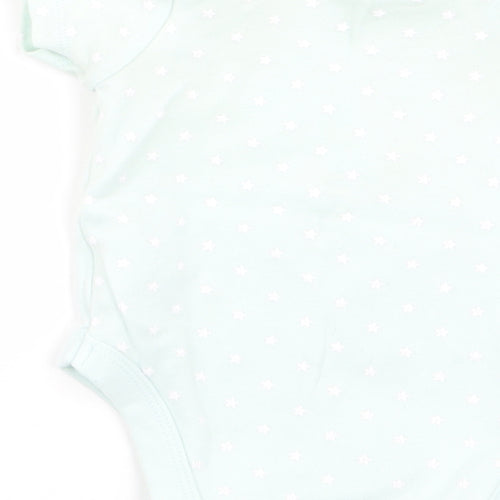 Mini Club Girls Green Geometric  Babygrow One-Piece Size 0-3 Months