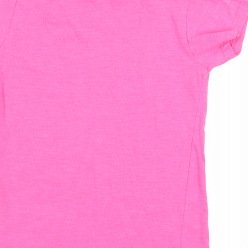 evie Girls Pink   Basic T-Shirt Size 5 Years