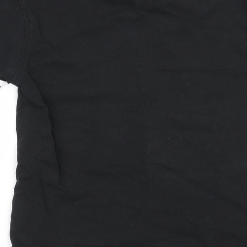 Asda George Boys Black   Basic T-Shirt Size 5-6 Years