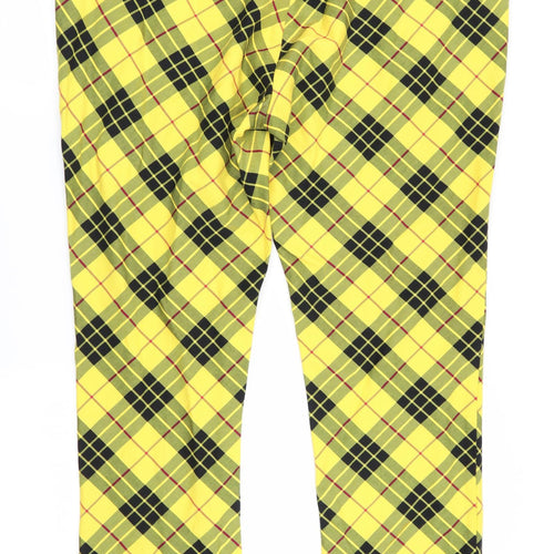 royal and awesome Mens Multicoloured Check  Trousers  Size 44 L34 in