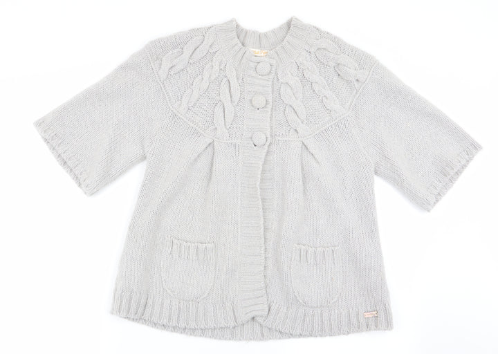 Chilli Pepper Womens Grey   Cardigan Jumper Size L