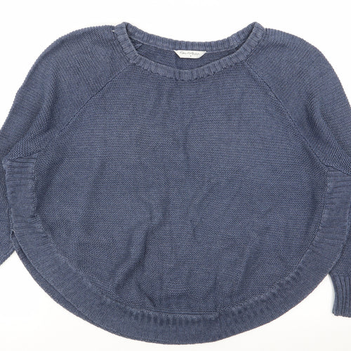 Miss Selfridge Womens Blue   Pullover Jumper Size 8