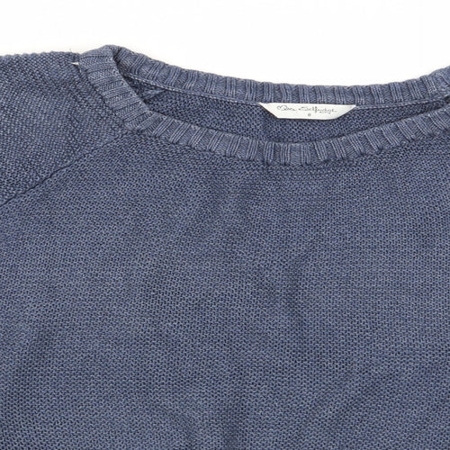 Miss Selfridge Womens Blue   Pullover Jumper Size 8