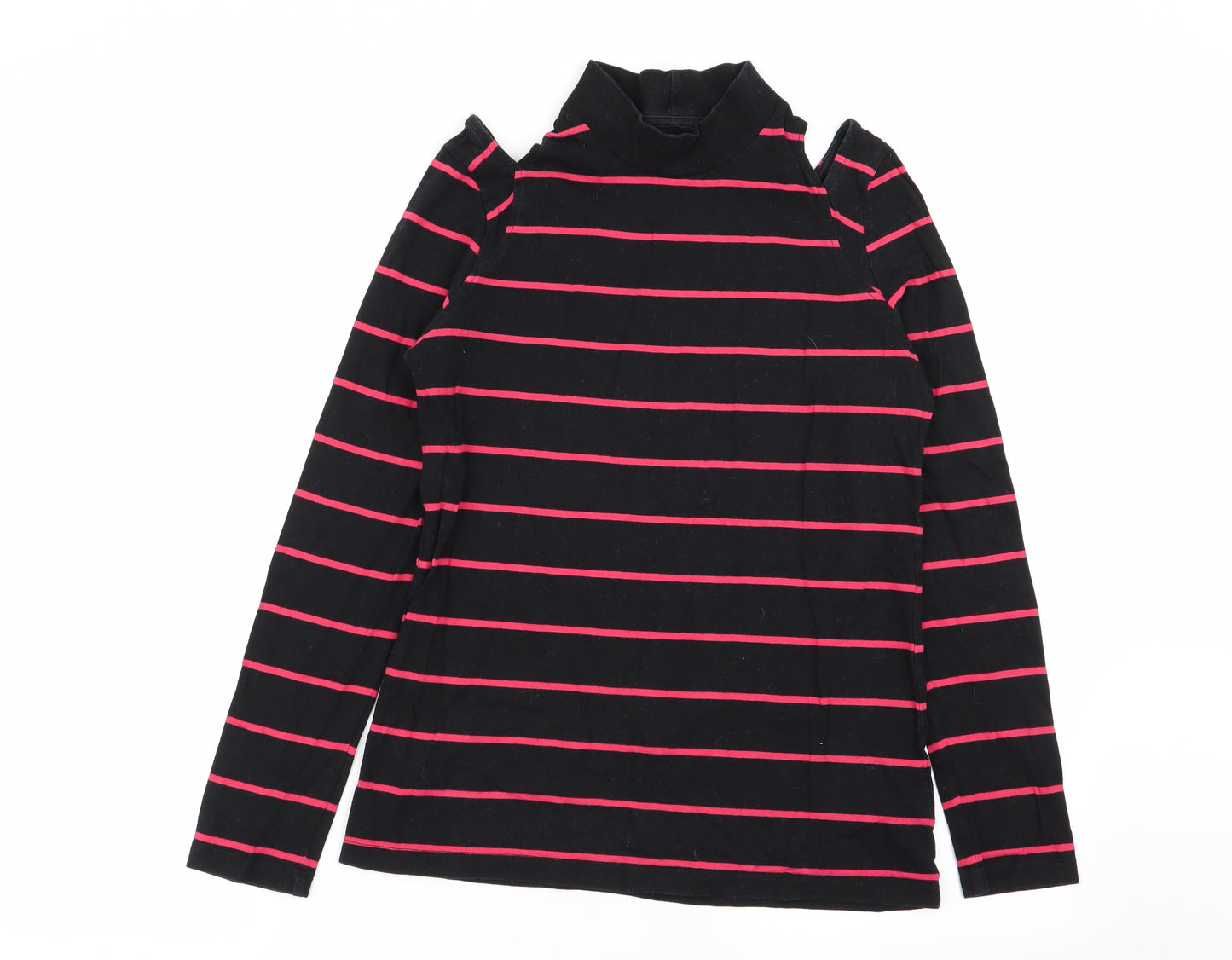 NEXT Womens Multicoloured Striped  Basic T-Shirt Size 10
