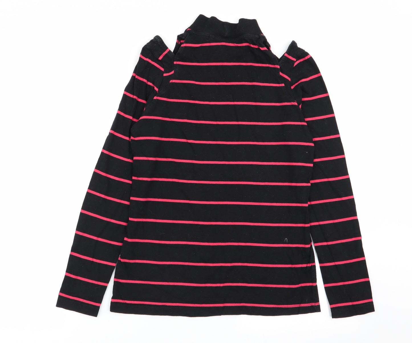 NEXT Womens Multicoloured Striped  Basic T-Shirt Size 10