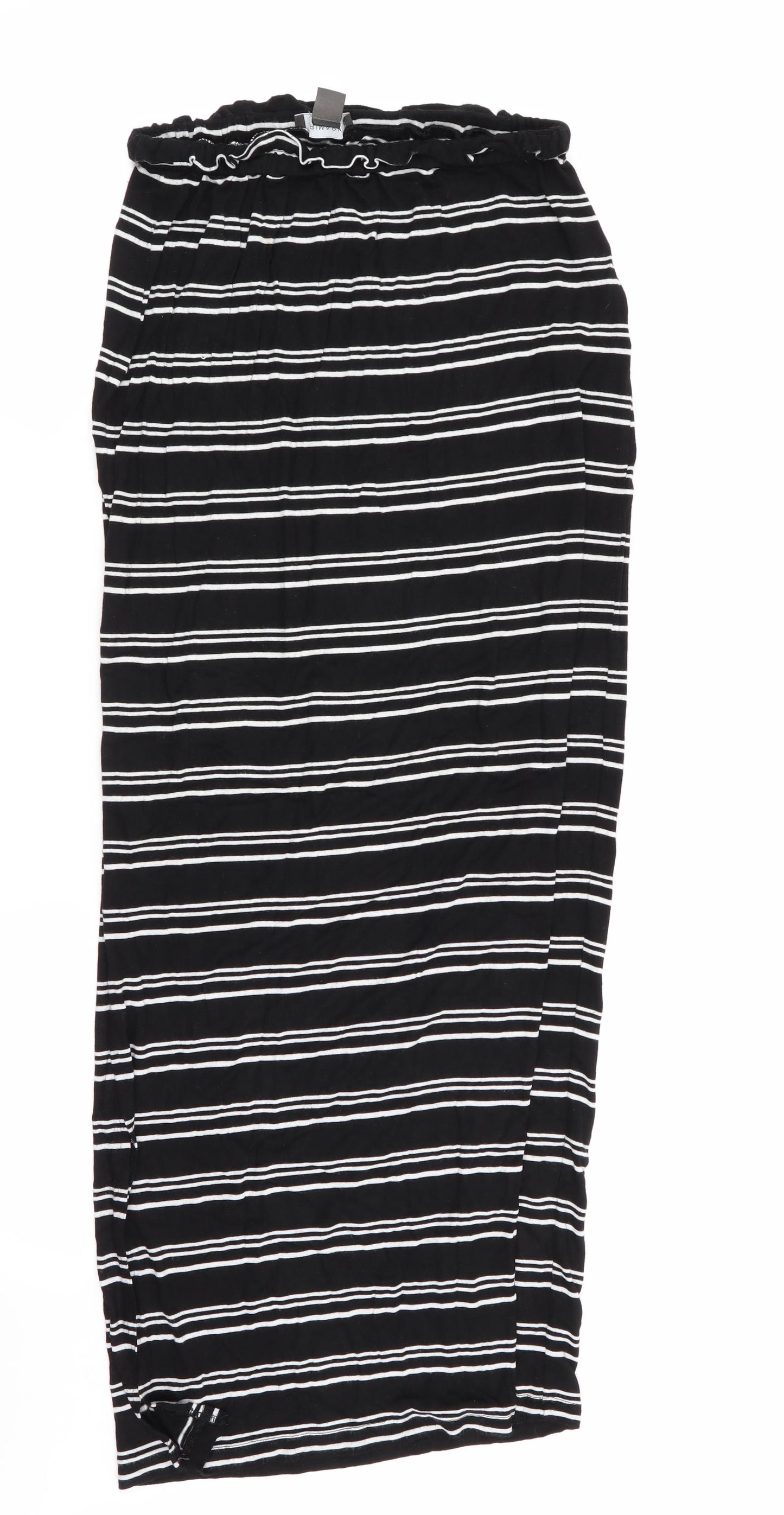 Primark Womens Multicoloured Striped  Flare Skirt Size 10