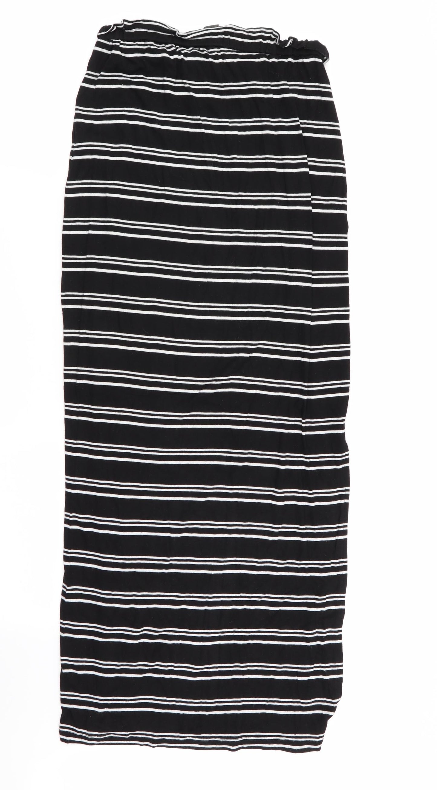 Primark Womens Multicoloured Striped  Flare Skirt Size 10