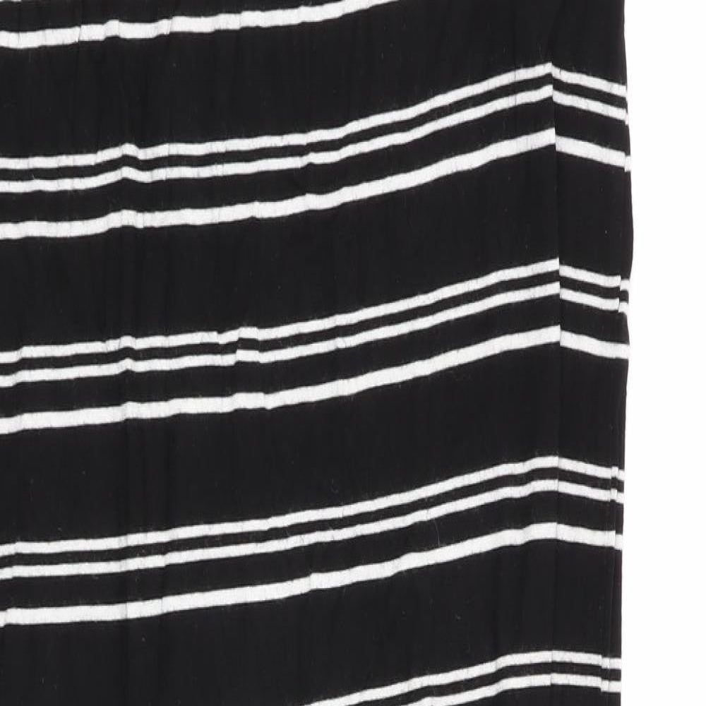 Primark Womens Multicoloured Striped  Flare Skirt Size 10