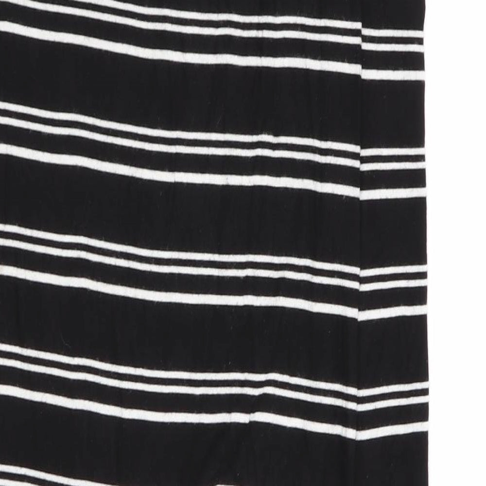 Primark Womens Multicoloured Striped  Flare Skirt Size 10