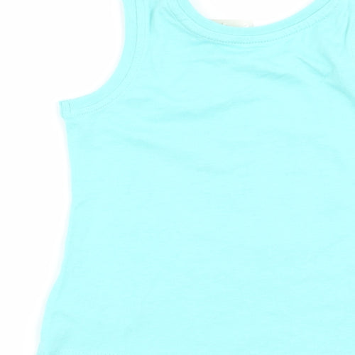 Primark Girls Blue   Basic Tank Size 9-12 Months
