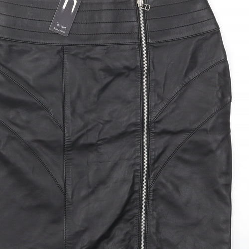 Helium Womens Black   A-Line Skirt Size M
