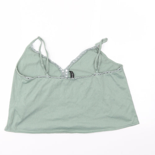 H&M Womens Green   Basic T-Shirt Size S