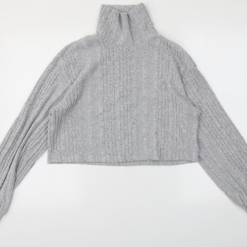 SheIn Womens Grey   Pullover Jumper Size L