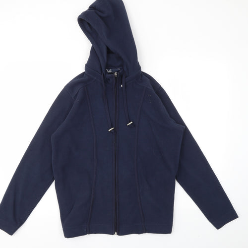 ISLE Womens Blue   Full Zip Jumper Size 10