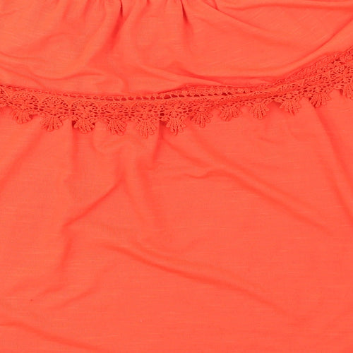 Peacocks Womens Red   Basic T-Shirt Size 12