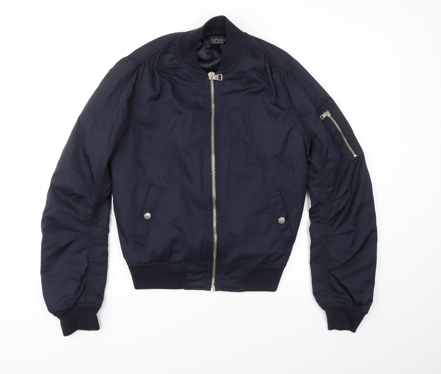 TOPSHOP  Womens Blue   Jacket  Size 8