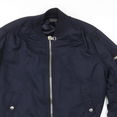 TOPSHOP  Womens Blue   Jacket  Size 8