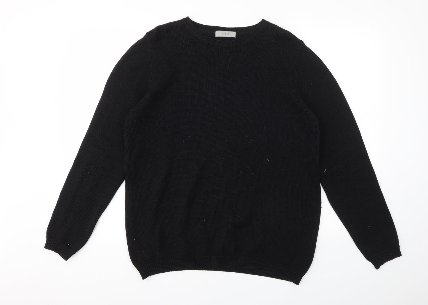 M&S Womens Black   Pullover Sweatshirt Size 16