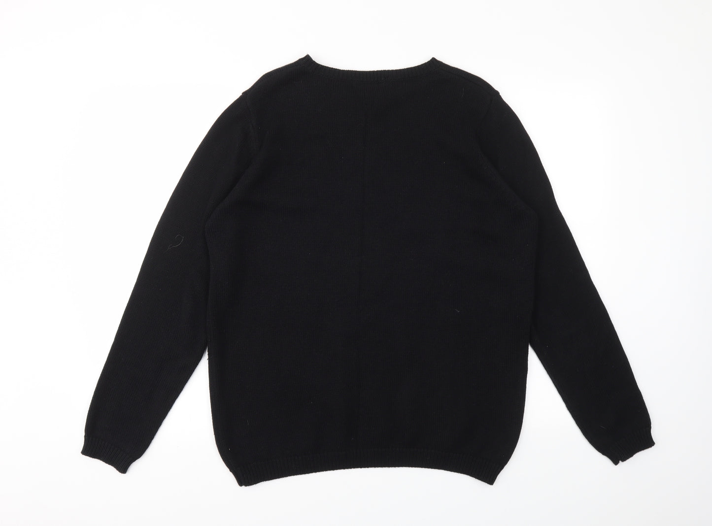 M&S Womens Black   Pullover Sweatshirt Size 16