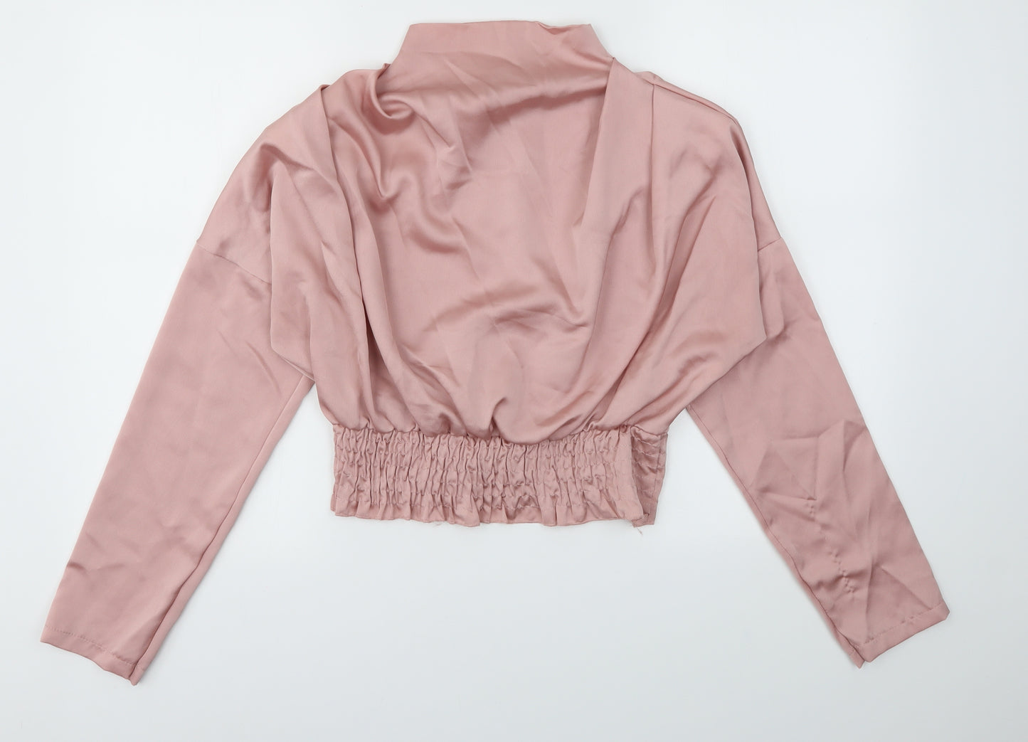 New Collection Womens Pink   Basic Blouse Size M