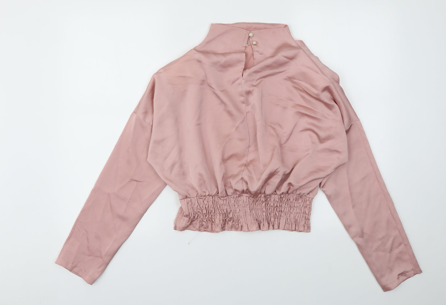 New Collection Womens Pink   Basic Blouse Size M
