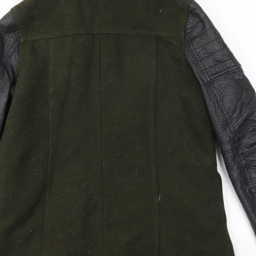 River Island Womens Green   Jacket Coat Size 8