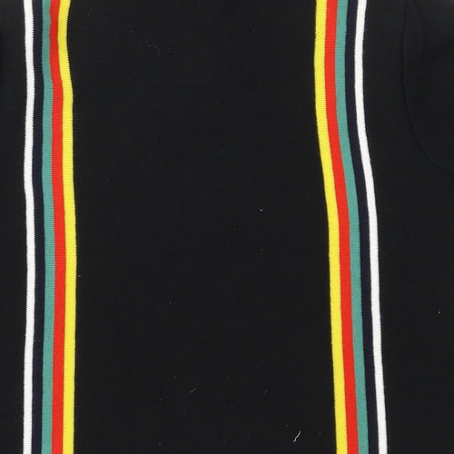 DOOPERATIVE Womens Multicoloured Striped  Full Zip Jumper Size M