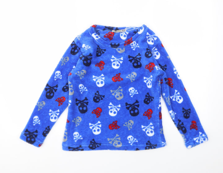 CHILL OUT Boys Blue Geometric Pyjama Set Size 10-11 Years
