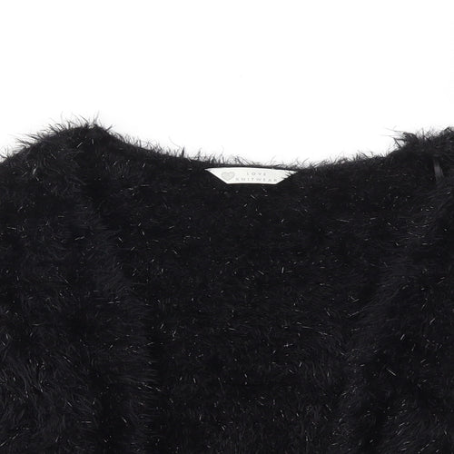 BHS Womens Black   Cardigan Jumper Size 12