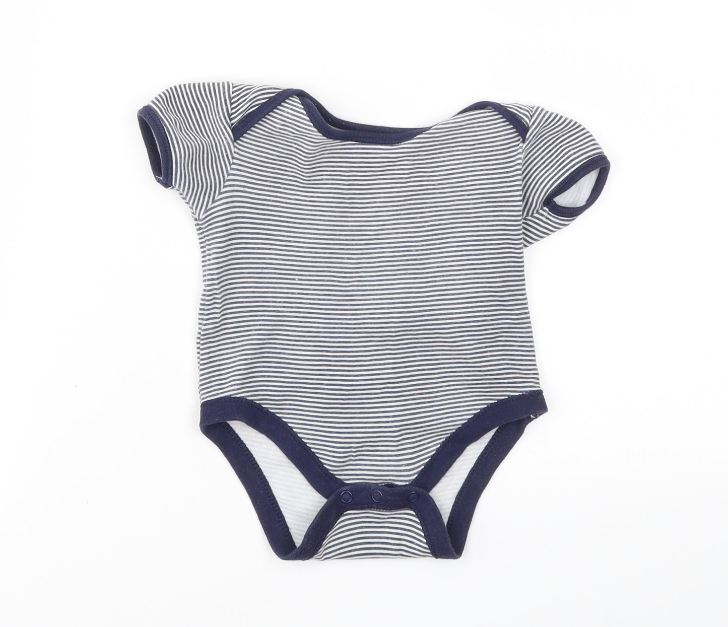 George Girls Multicoloured Striped  Babygrow One-Piece Size 6-9 Months
