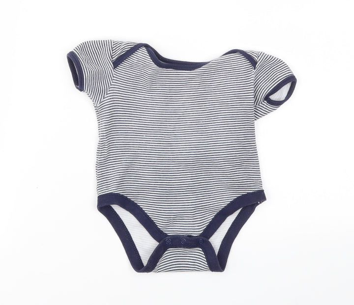 George Girls Multicoloured Striped  Babygrow One-Piece Size 6-9 Months