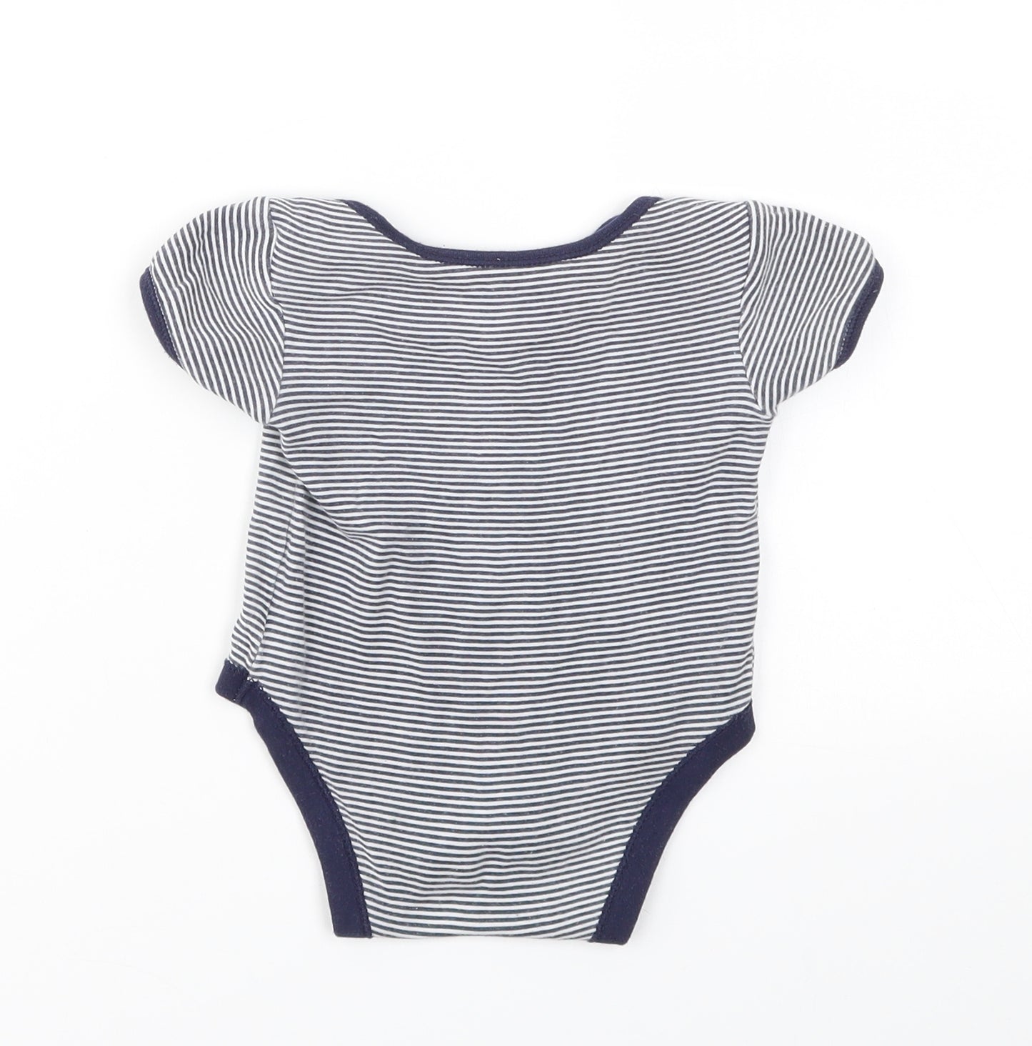George Girls Multicoloured Striped  Babygrow One-Piece Size 6-9 Months