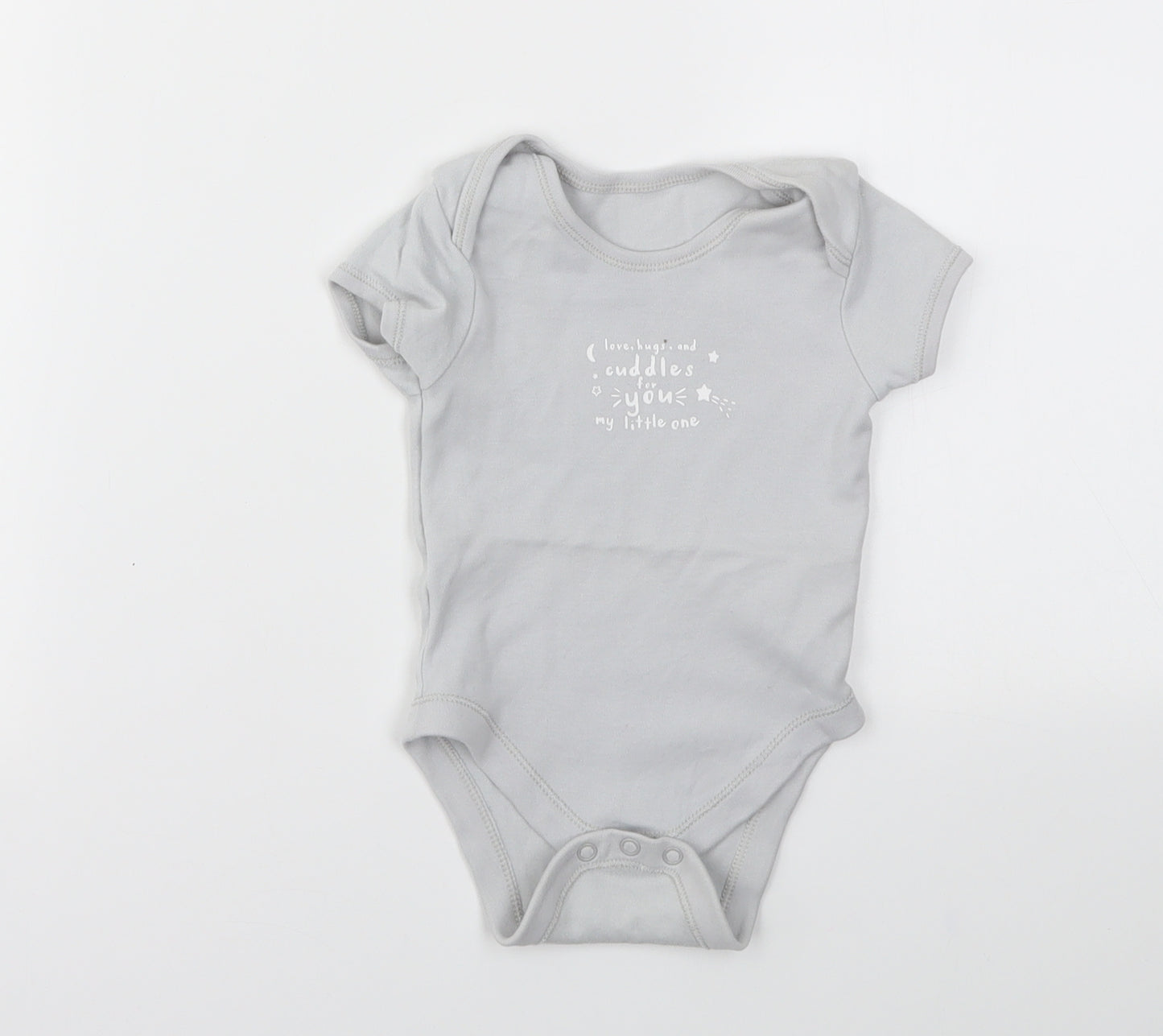 Primark Boys Grey   Babygrow One-Piece Size 6-9 Months