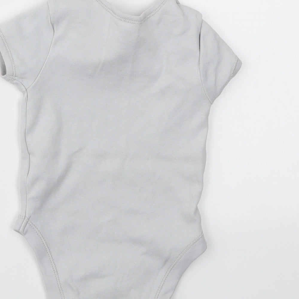 Primark Boys Grey   Babygrow One-Piece Size 6-9 Months
