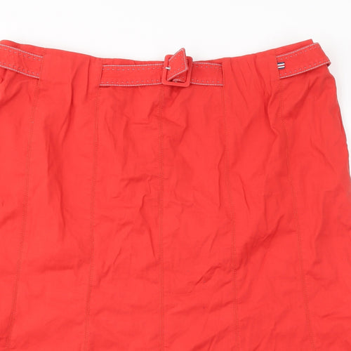 MRONA Womens Red   Flare Skirt Size 40 in