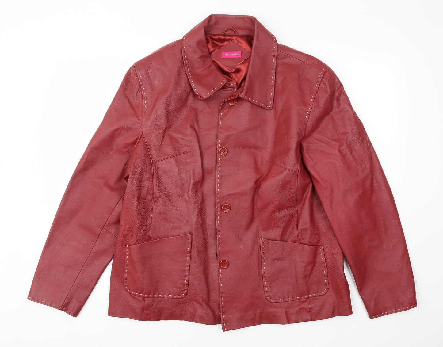 For Women Womens Red   Gilet Coat Size 20