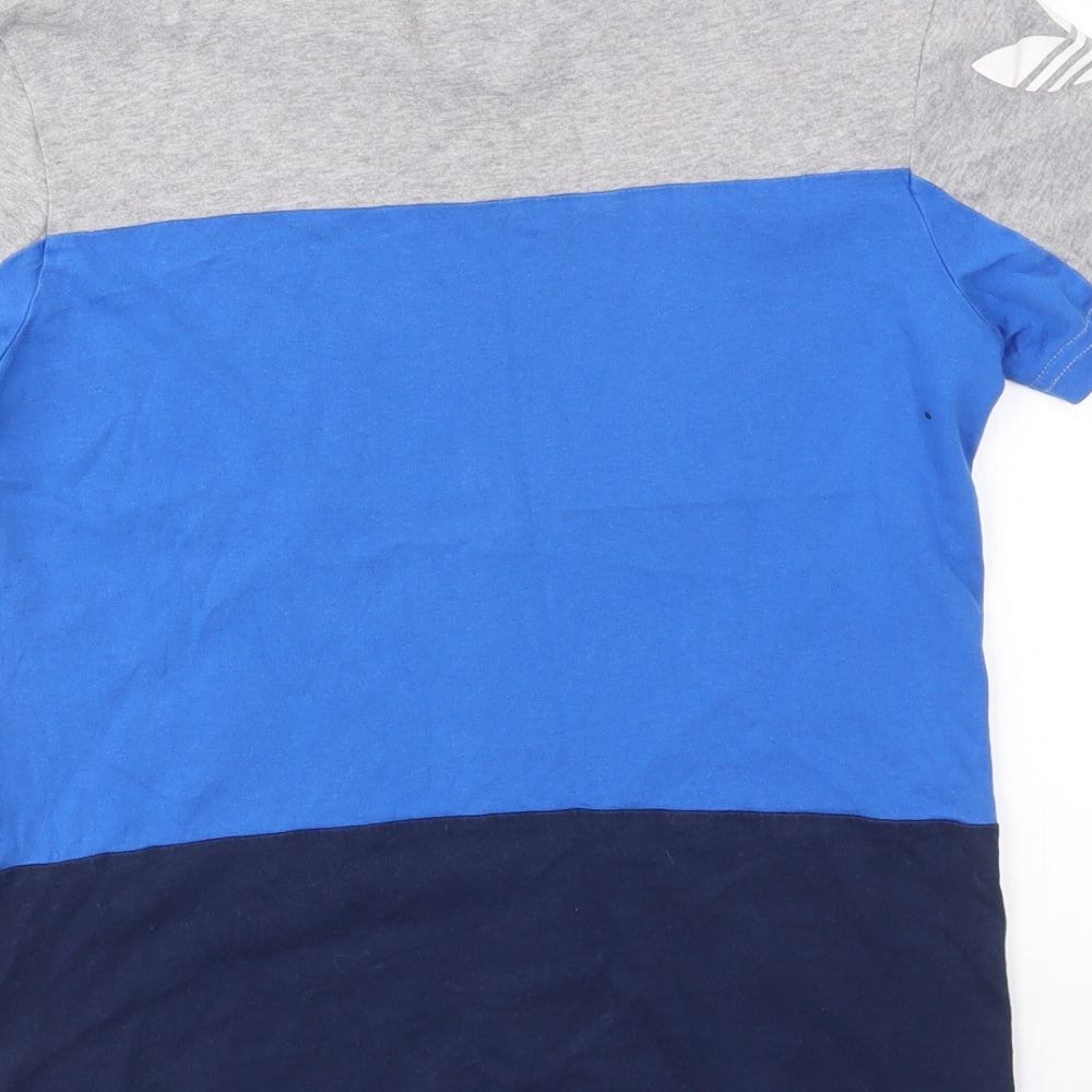 adidas Boys Blue   Basic T-Shirt Size 11-12 Years
