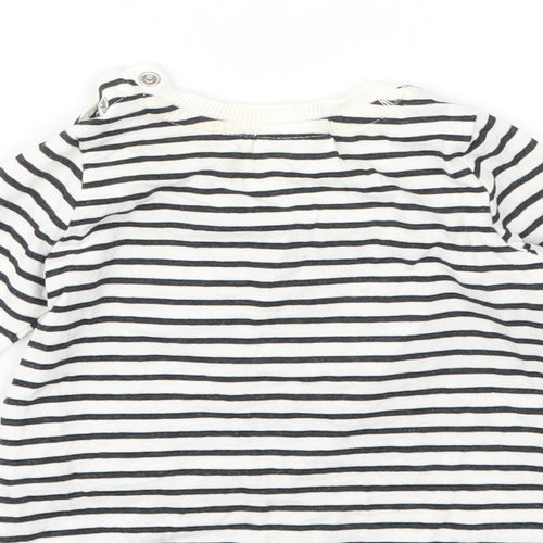 SO CUTE  Boys Multicoloured Striped  Basic Polo Size 6-9 Months