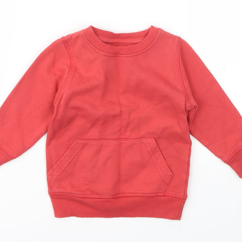 Urban Rascals Boys Red   Henley Jumper Size 12-18 Months